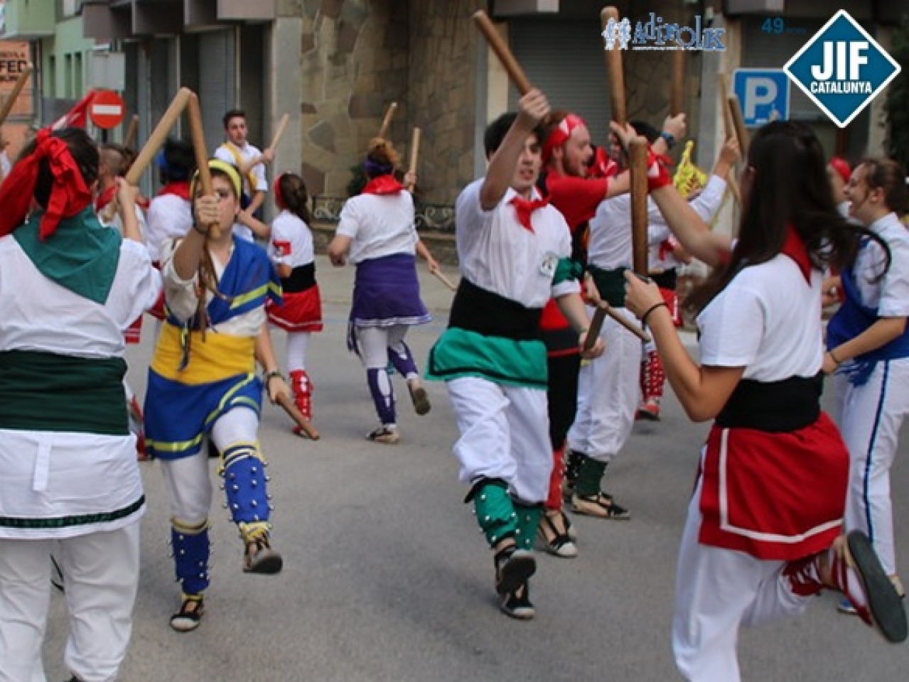 “Colla de colles” de Ball de Bastons de  Catalunya